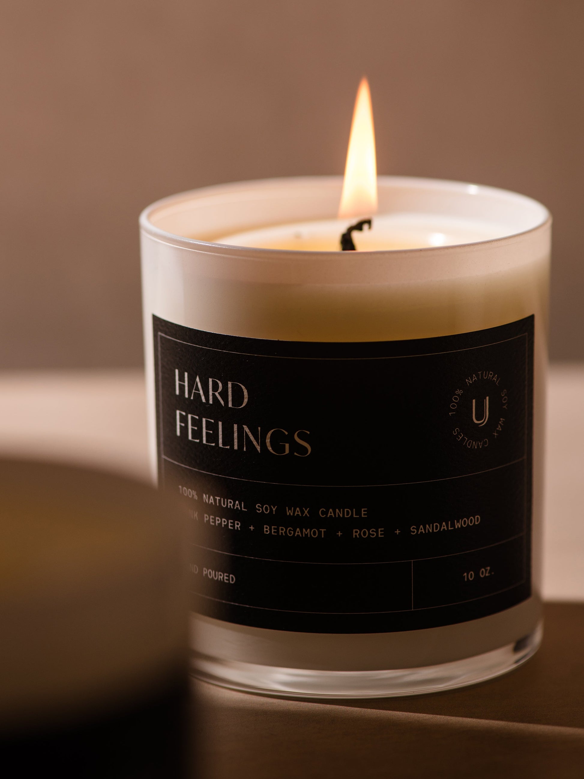 Hard Feelings Candle | 10 OZ | Product Image | Uncommon Lifestyle