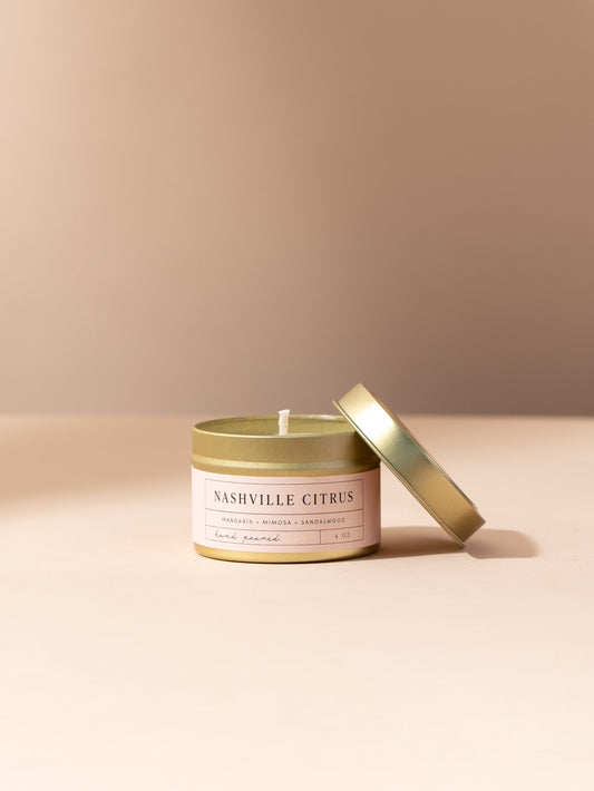 Nashville Citrus Candle | 4 OZ 10 OZ 16 OZ  | Group Image | Uncommon Lifestyle