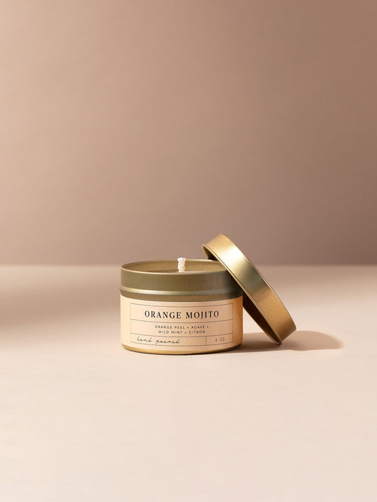 Orange Mojito Candle | 4OZ 10OZ | Group Image | Uncommon Lifestyle