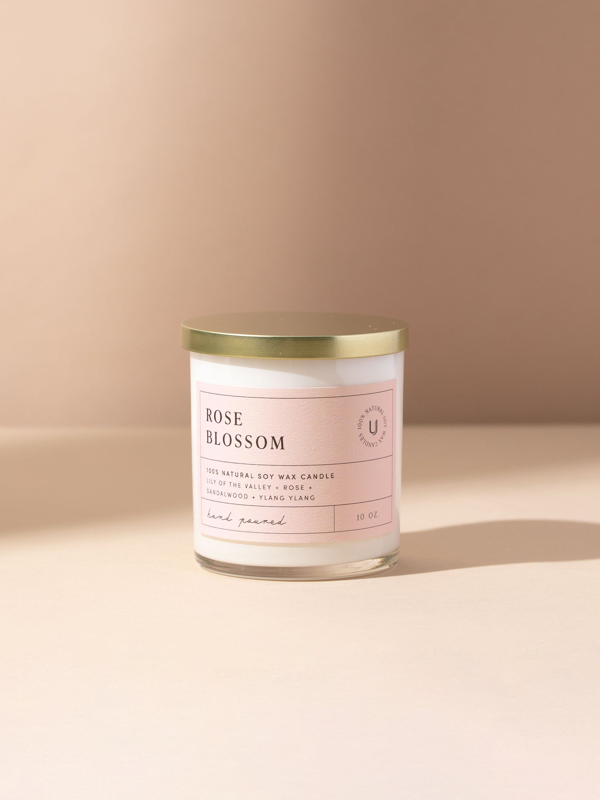 Rose Blossom Candle | 10 OZ | Product Image | Uncommon Lifestyle
