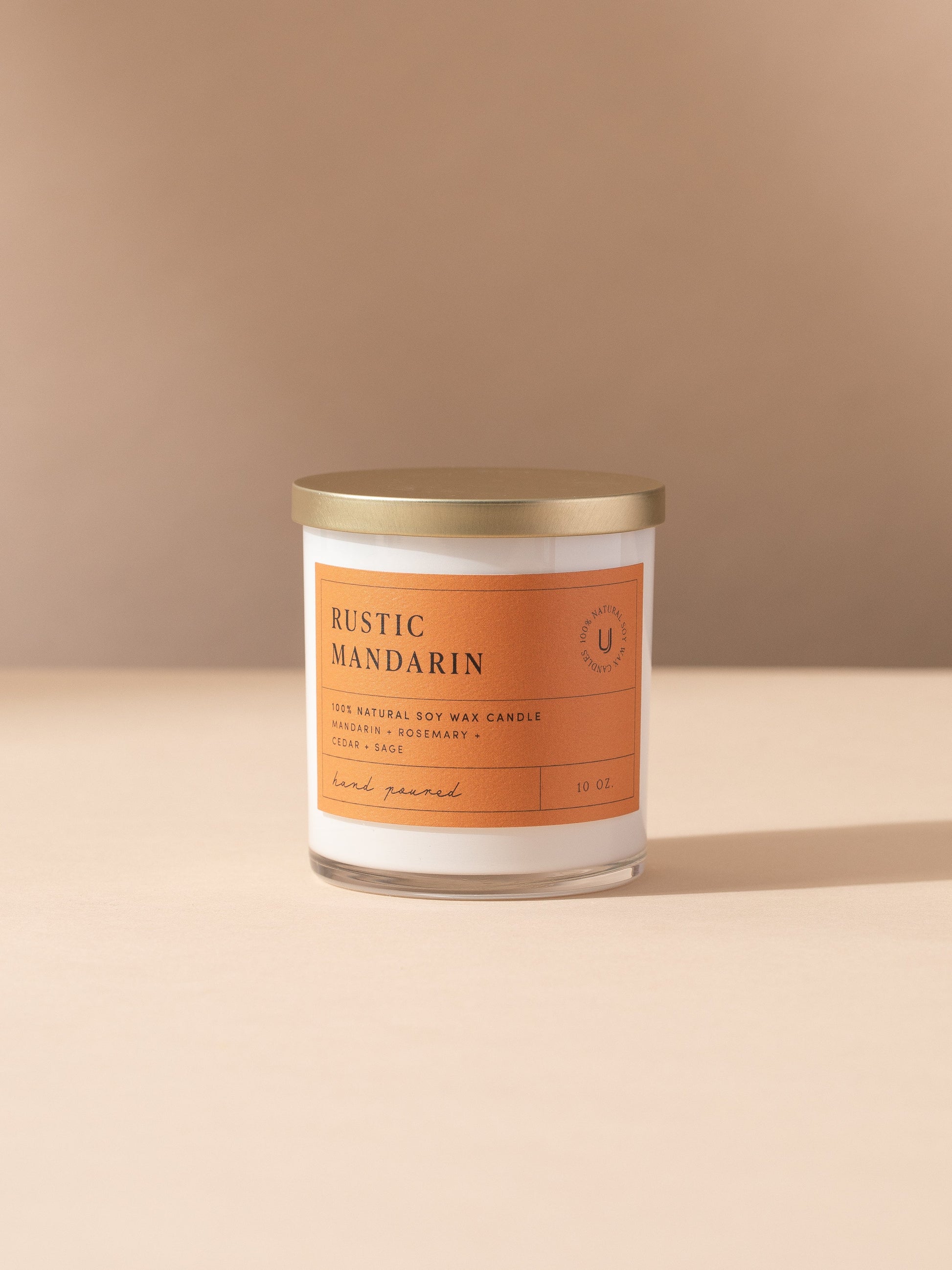 Rustic Mandarin Candle | 10OZ | Product Image | Uncommon Lifestyle