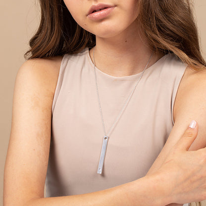 ["Initial Necklace ", " Silver K ", " Model Image ", " Uncommon James"]