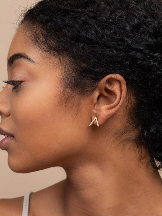 Little Stud Earrings | Gold | Product Image | Uncommon James