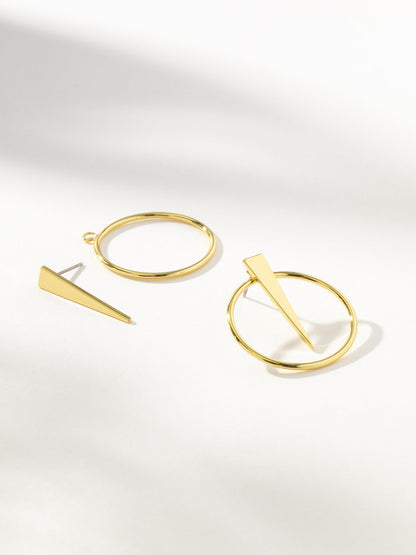 ["Shot in the Dark Earrings ", " Gold ", " Product Detail Image ", " Uncommon James"]