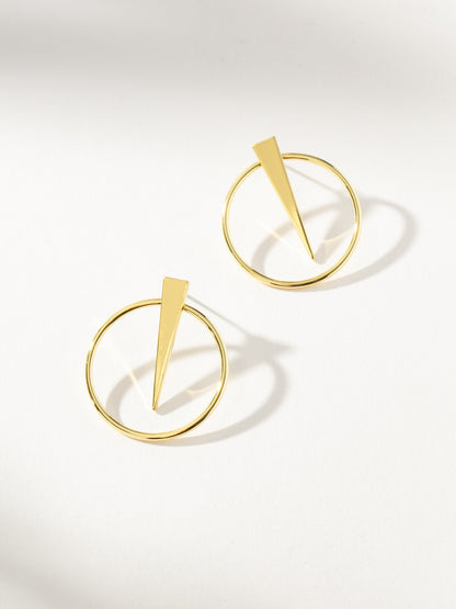 ["Shot in the Dark Earrings ", " Gold ", " Product Image ", " Uncommon James"]