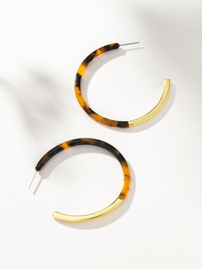 ["Franklin Tortoise Hoops ", " Gold ", " Product Image ", " Uncommon James"]