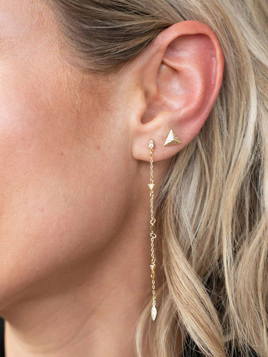 Madison Stud Earrings | Gold | Product Image | Uncommon James