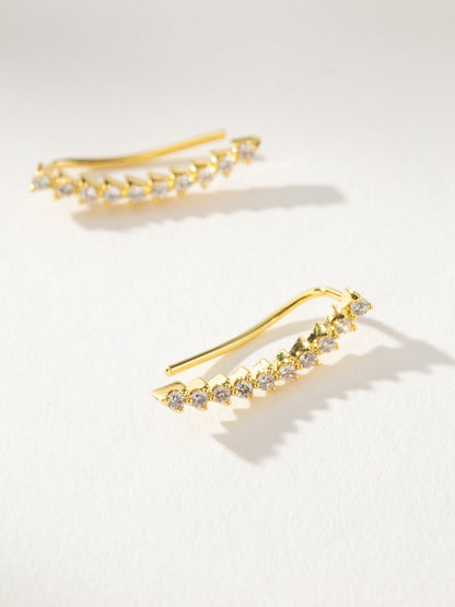 ["Riverside Ear Climber ", " Gold ", " Product Image ", " Uncommon James"]