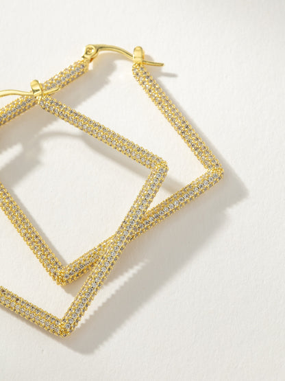 ["Girl Boss Earrings 2.0 ", " Gold ", " Product Detail Image ", " Uncommon James"]