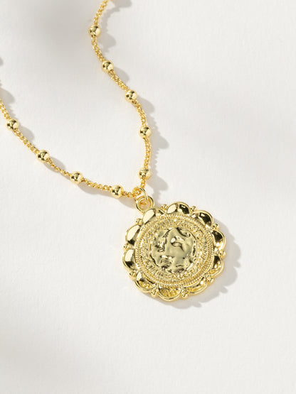 Atocha Pendant Necklace | Gold Large | Product Detail Image | Uncommon James