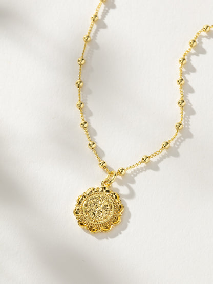 ["Atocha Pendant Necklace ", " Gold Small ", " Product Detail Image ", " Uncommon James"]