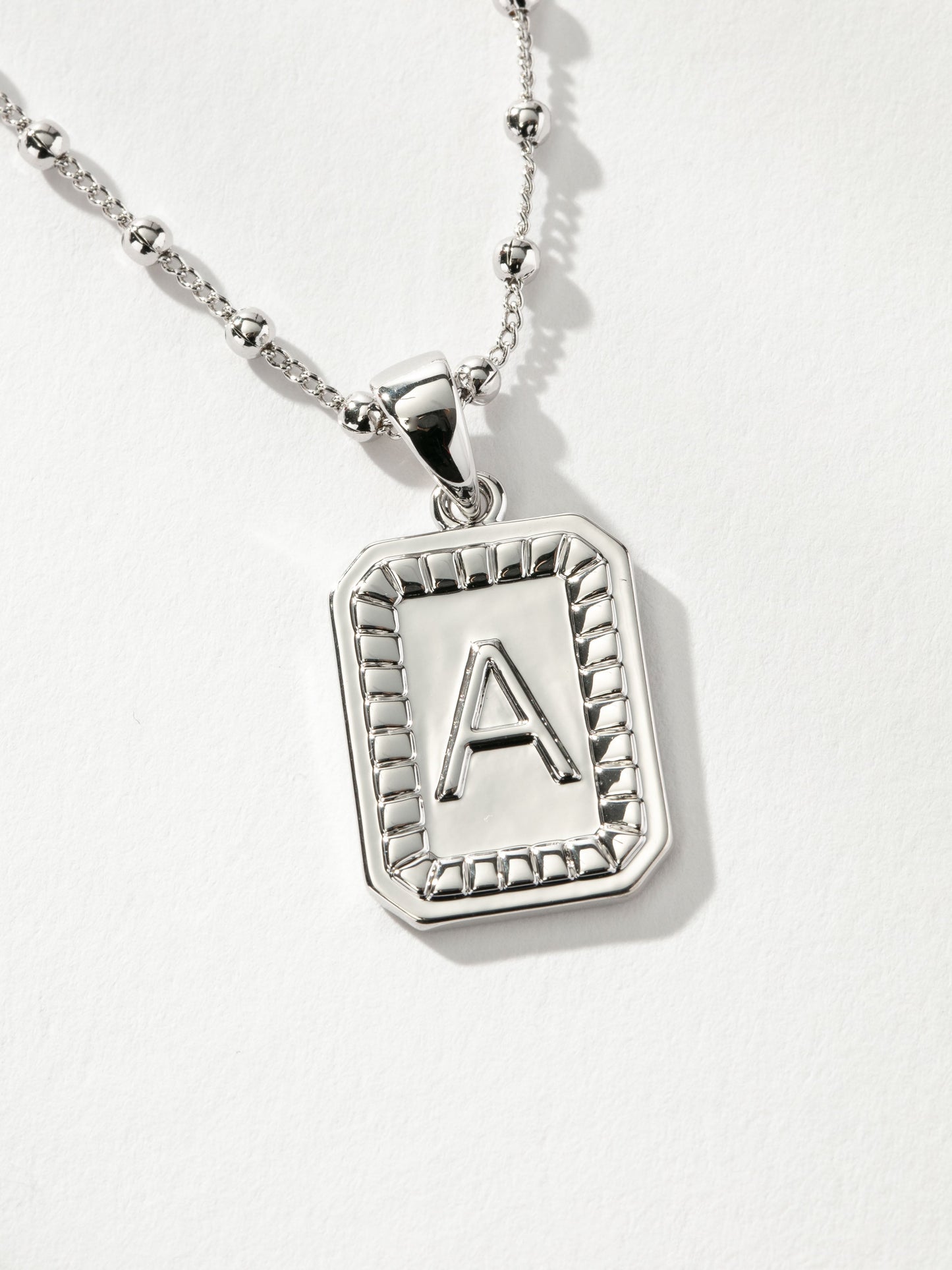 Sur Necklace | Silver A | Product Image | Uncommon James