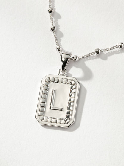 ["Sur Necklace ", " Silver L ", " Product Image ", " Uncommon James"]