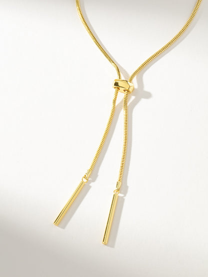 ["Thin Air Necklace ", " Gold ", " Product Detail Image ", " Uncommon James"]