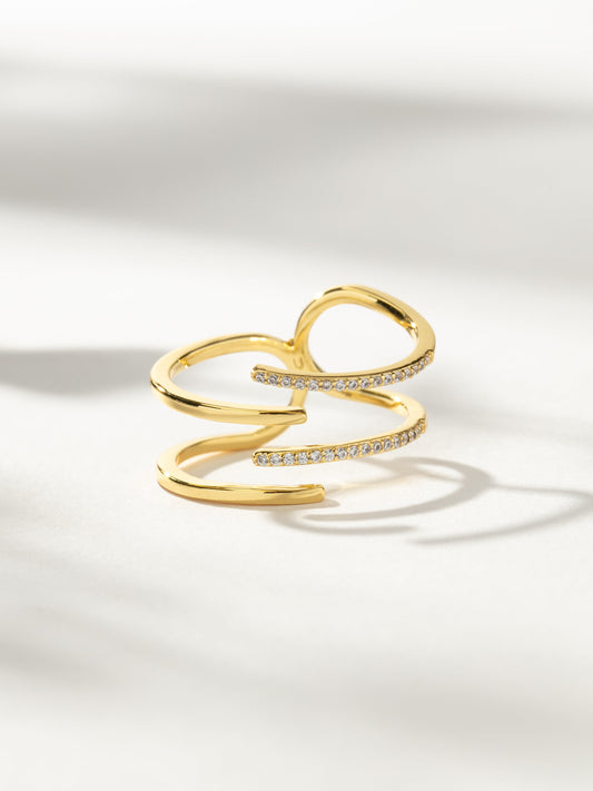 Revelry Ring | Gold | Model Image | Uncommon James