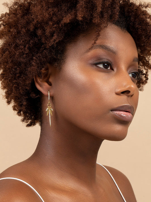 Rocker Girl Earrings | Gold | Product Image | Uncommon James