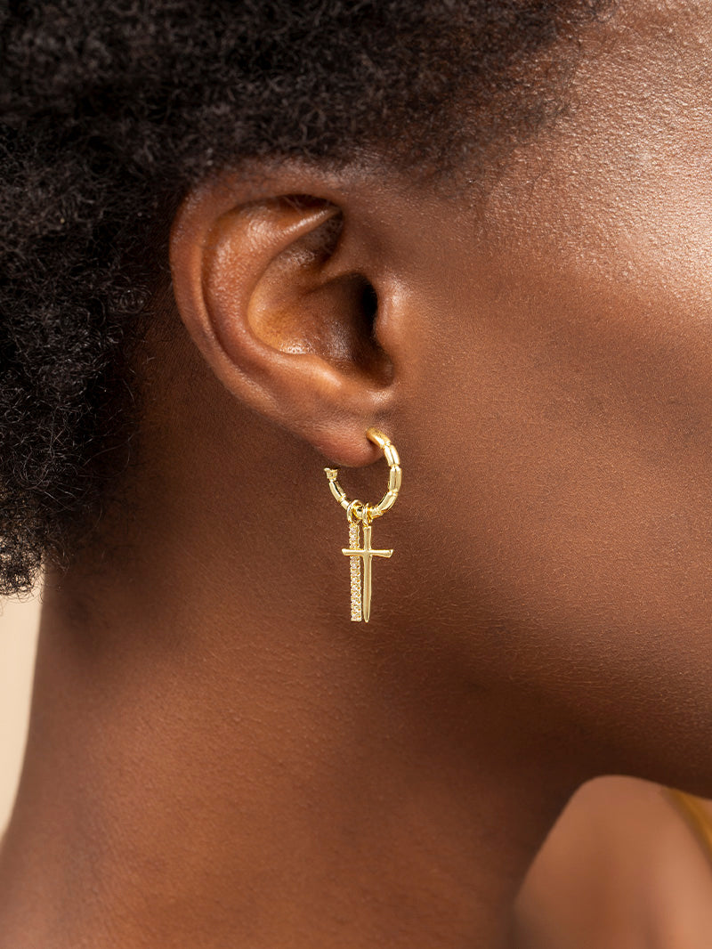 Star Cross Lover Huggies | Gold | Model Image | Uncommon James