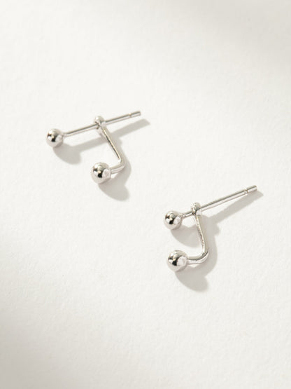 ["Two Way Street Ear Jacket ", " Sterling Silver ", " Product Image ", " Uncommon James"]