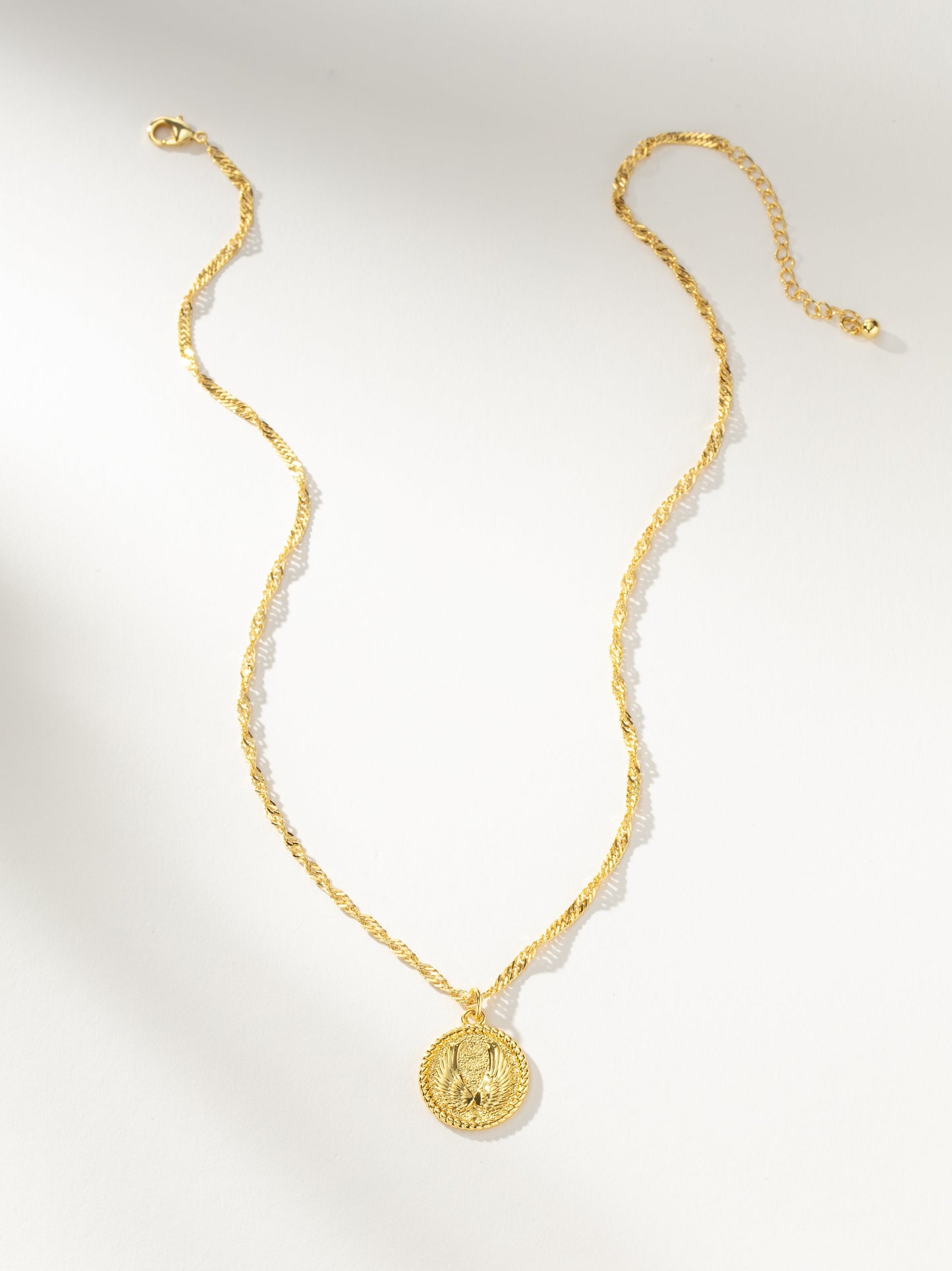 Angel Wings Necklace | Gold | Product Image | Uncommon James