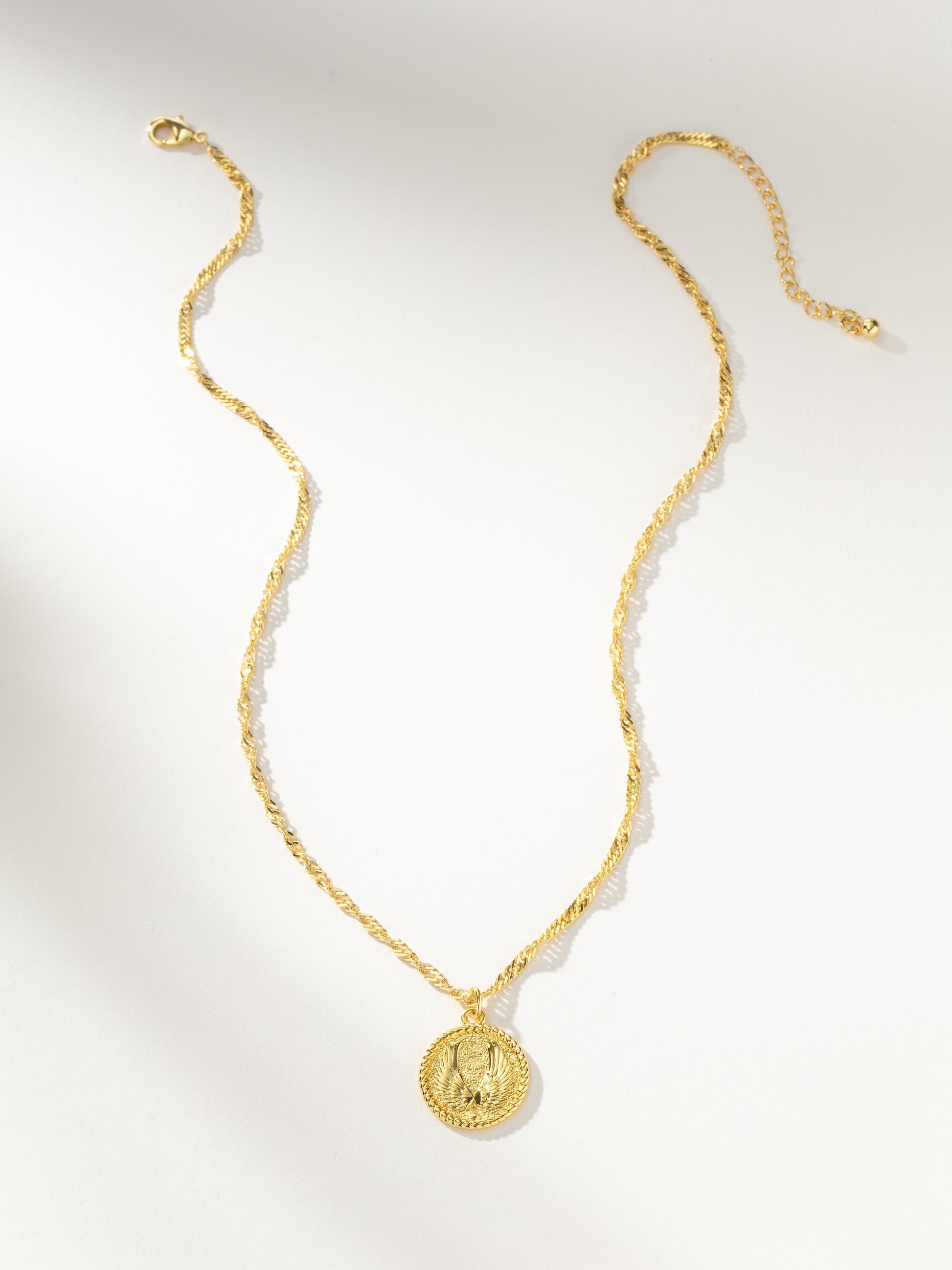 Angel Wings Necklace | Gold | Product Image | Uncommon James
