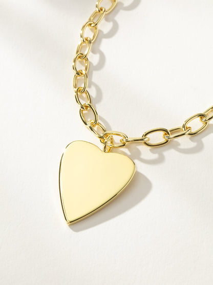 ["Big Love Necklace ", " Gold ", " Product Detail Image ", " Uncommon James"]