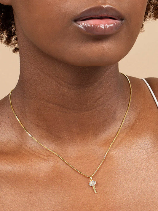 Box Chain Necklace | Gold | Product Image | Uncommon James