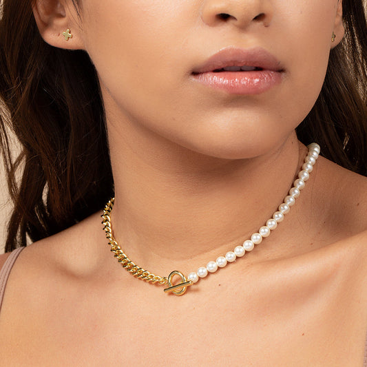 Double Standard Necklace | Gold | Product Image | Uncommon James