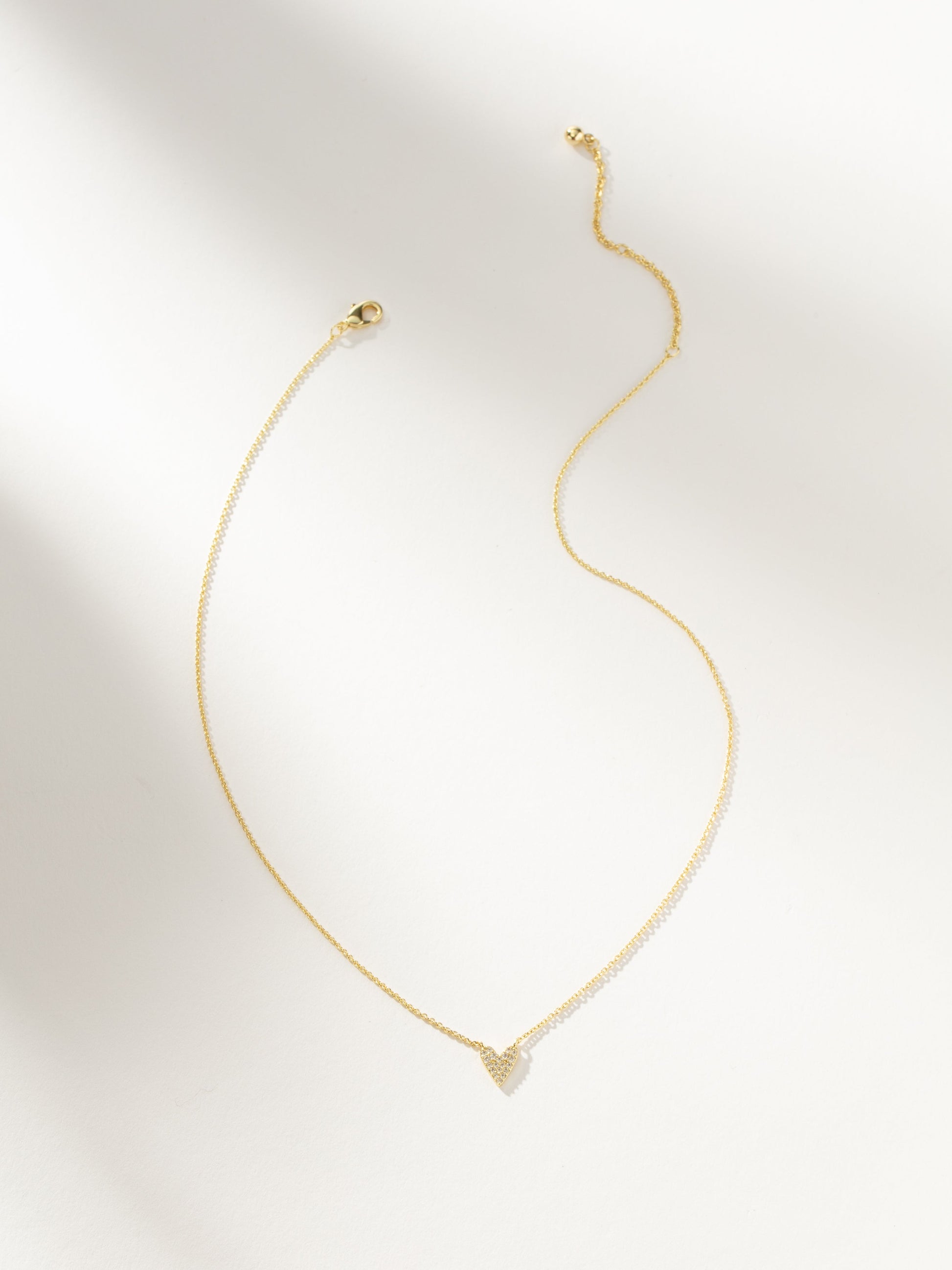 Full Heart Necklace | Gold | Product Image | Uncommon James