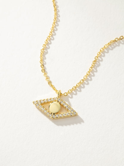 ["Ward Off Evil Necklace ", " Gold ", " Product Detail Image ", " Uncommon James"]