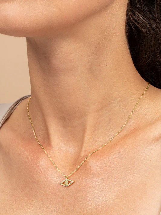 Ward Off Evil Necklace | Gold | Product Image | Uncommon James