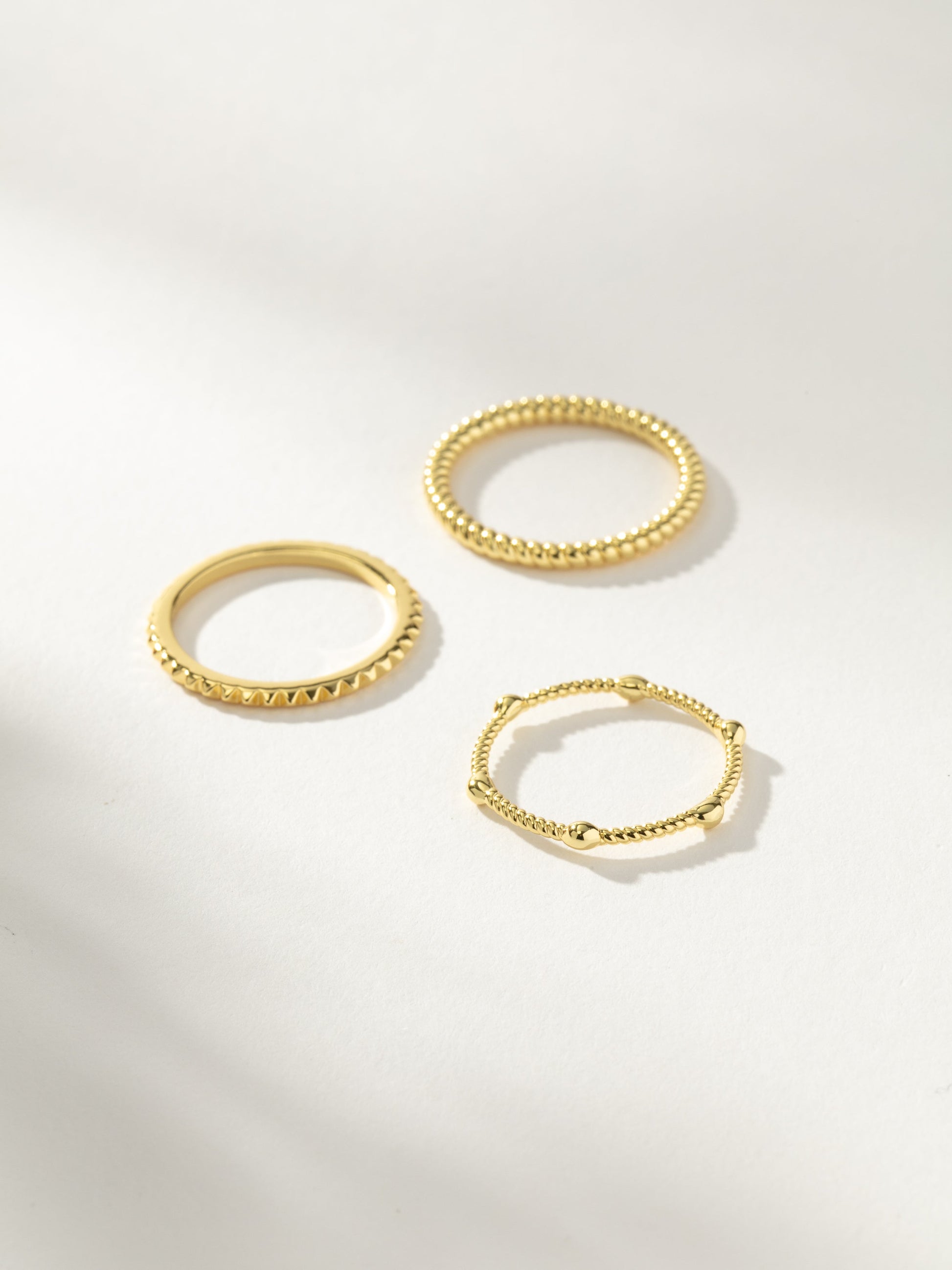 No Boundaries Ring (Set of 3) | Gold | Product Image | Uncommon James