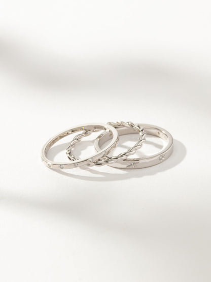 ["Triad Ring ", " Sterling Silver ", " Product Detail Image ", " Uncommon James"]
