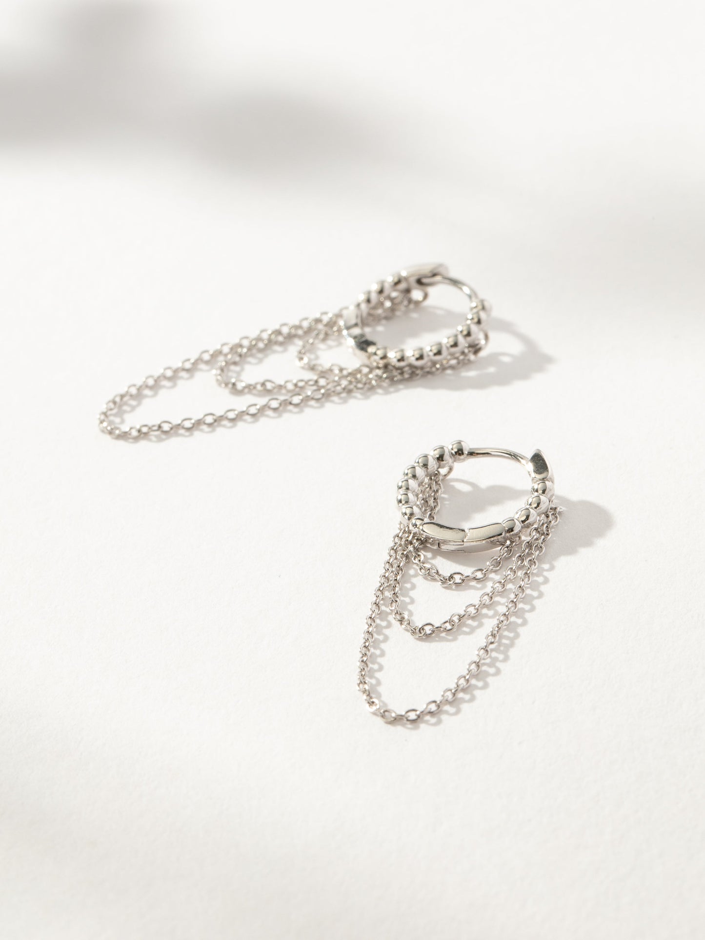 Chains Huggies | Sterling Silver | Product Image | Uncommon James