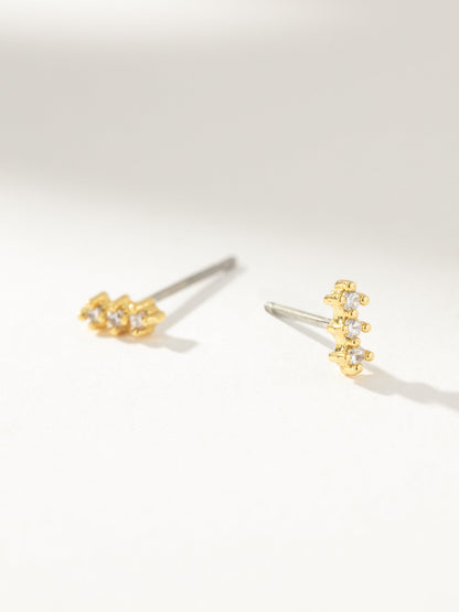 Easy Stud Earrings | Gold | Product Image | Uncommon James