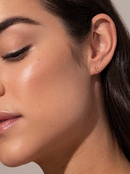 Easy Stud Earrings | Gold | Product Image | Uncommon James