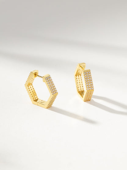 Party Girl Hoops | Gold | Product Image | Uncommon James