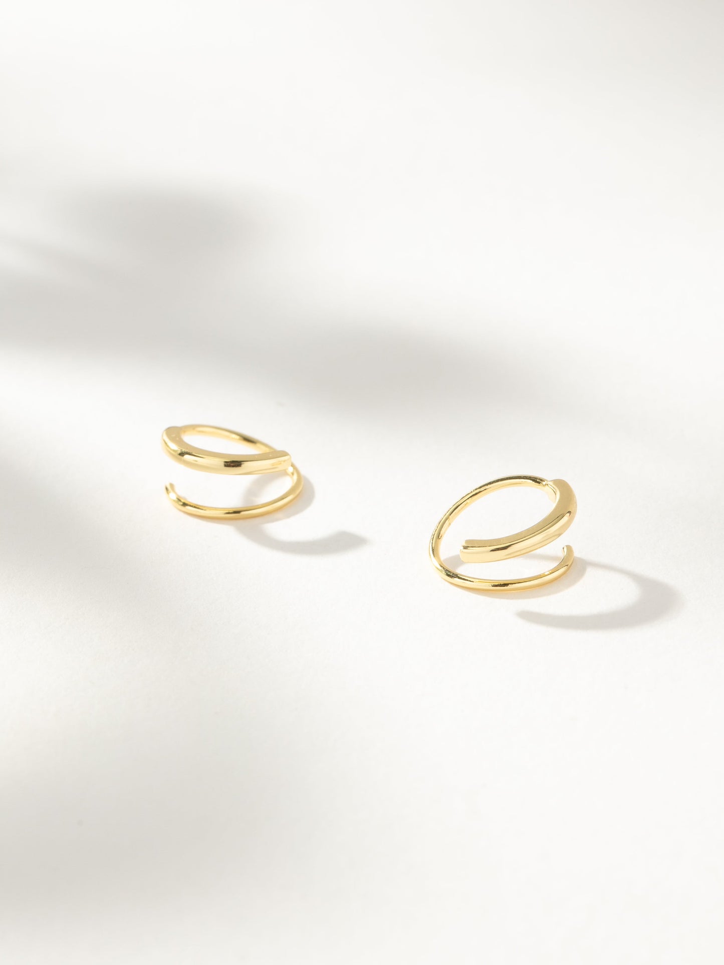 Seeing Double Earrings | Gold Solid | Product Image | Uncommon James