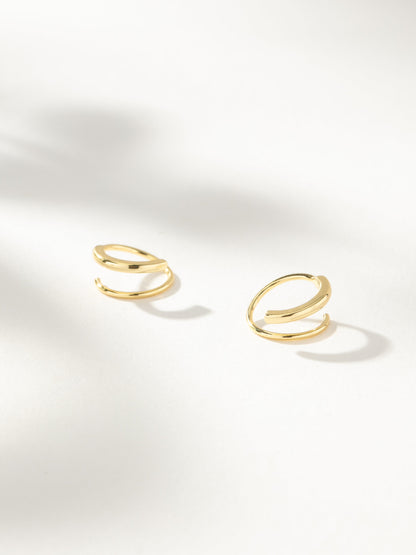 ["Seeing Double Earrings ", " Gold Solid ", " Product Image ", " Uncommon James"]