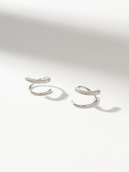 ["Seeing Double Earrings ", " Sterling Silver ", " Product Image ", " Uncommon James"]
