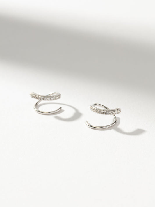 Seeing Double Earrings | Sterling Silver | Product Image | Uncommon James