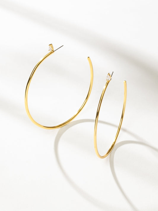 Touch of Fem Hoops | Gold | Product Image | Uncommon James