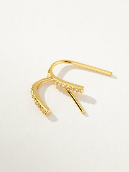 Tiny Ear Jacket | Gold | Product Image | Uncommon James