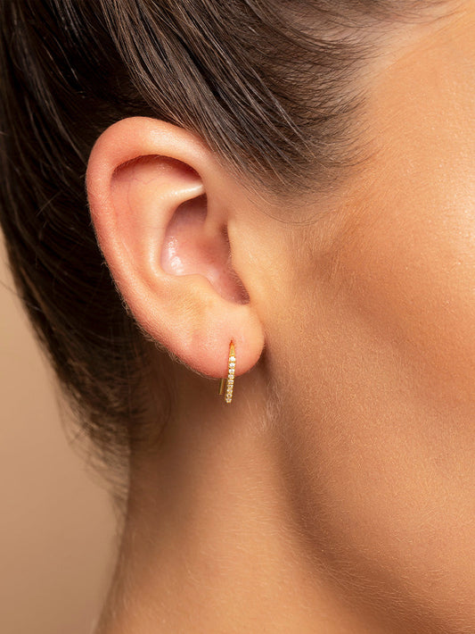 Tiny Ear Jacket | Gold | Product Image | Uncommon James