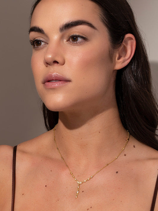 Drama Queen Necklace | Gold | Product Image | Uncommon James
