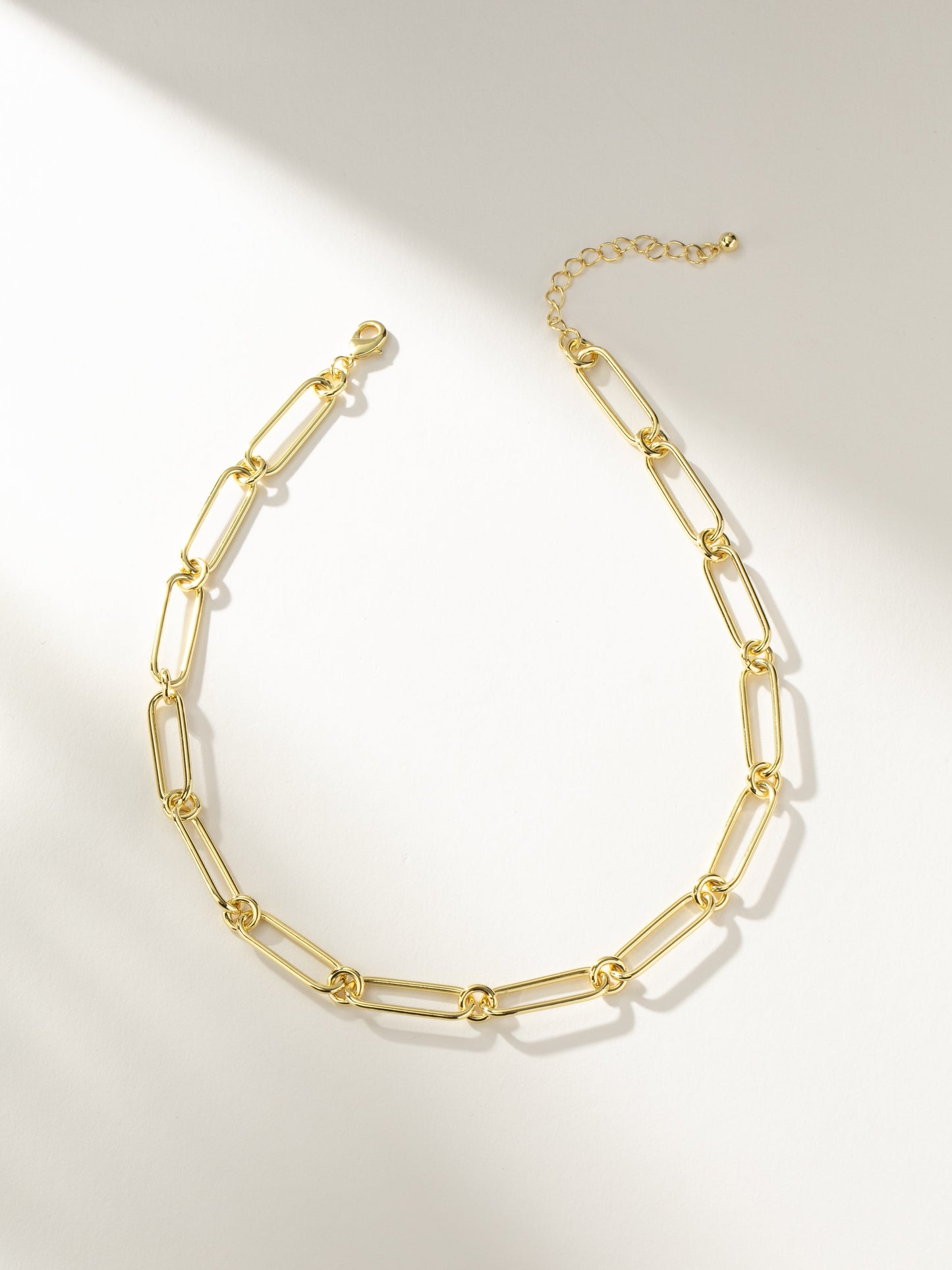 Everyday Paper Clip Chain Necklace | Gold | Product Image | Uncommon James