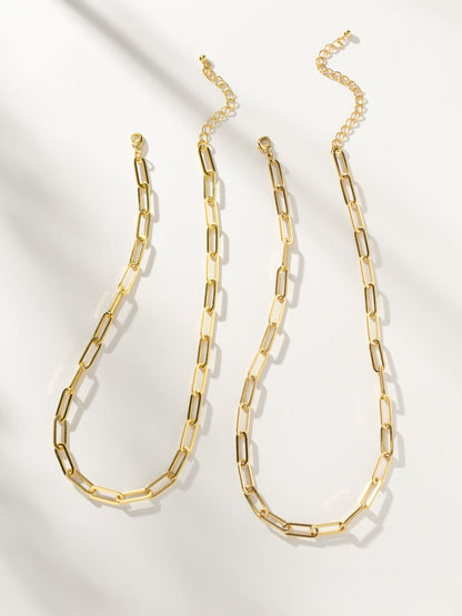 ["Linked Up Necklace ", " Gold ", " eComm Image ", " Uncommon James"]
