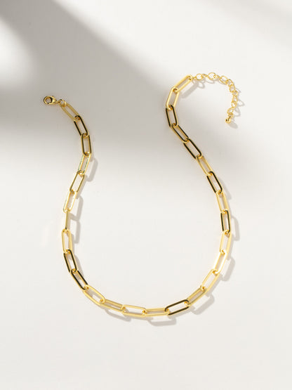 ["Linked Up Necklace ", " Gold Mid ", " Product Image ", " Uncommon James"]