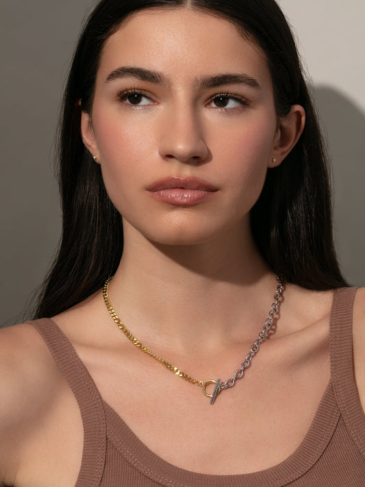 Mixed Up Necklace | Mixed Metal | Product Image | Uncommon James