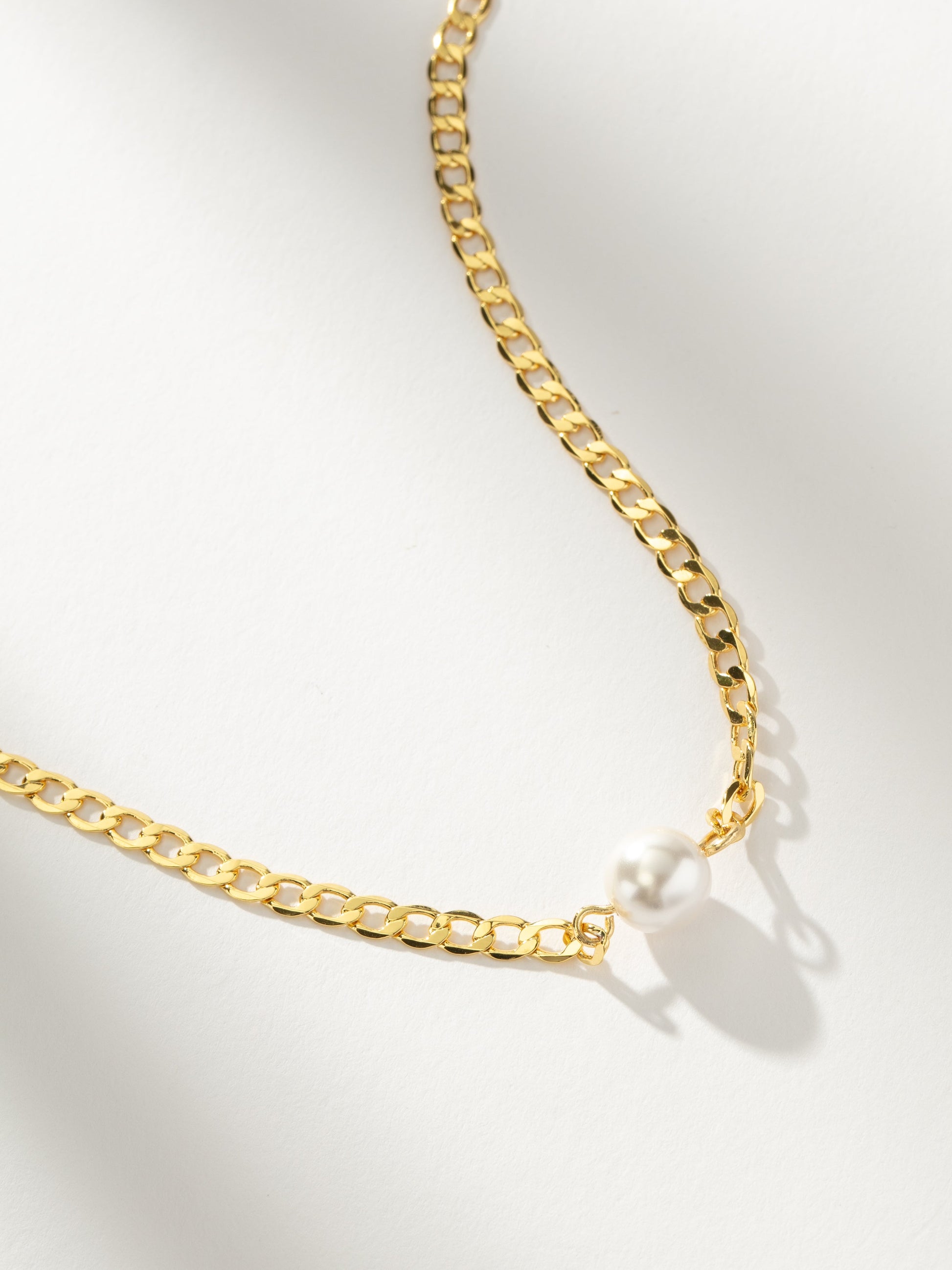 Statement Pearl Necklace | Gold | Product Detail Image | Uncommon James