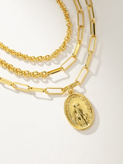 ["Three's Company Necklace ", " Gold ", " Product Details Image ", " Uncommon James"]